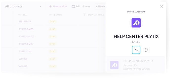 Account Settings - Setings icon