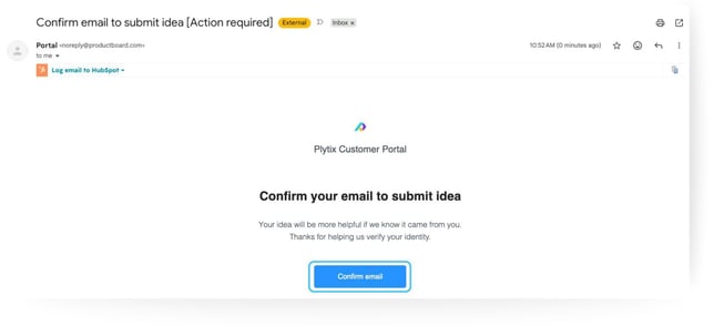 Confirm email