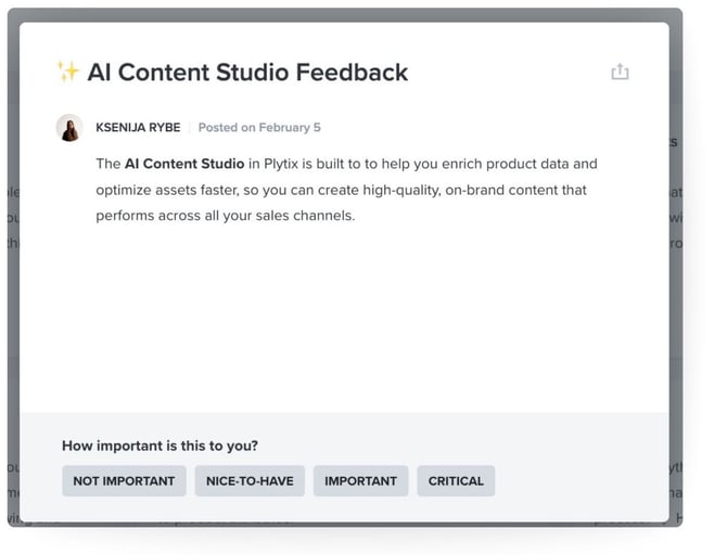 Giving Feedback on Existing Ideas