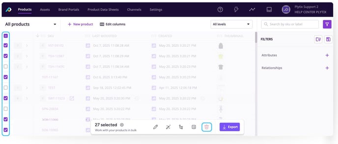 Deleting Products in Bulk (2)