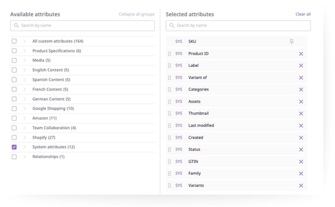 System Attributes - 1