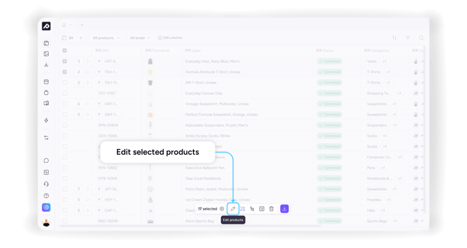 1-Edit selected products