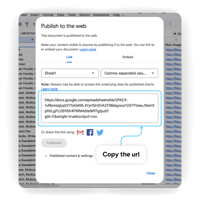 6. copy link