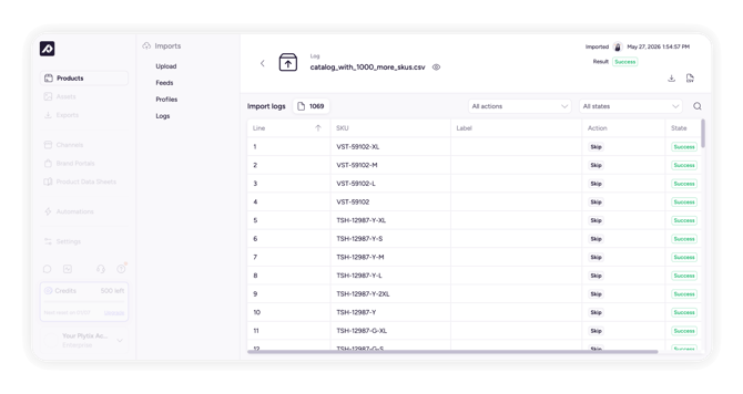 3_Import logs - Details