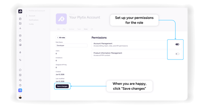 Set up permissions