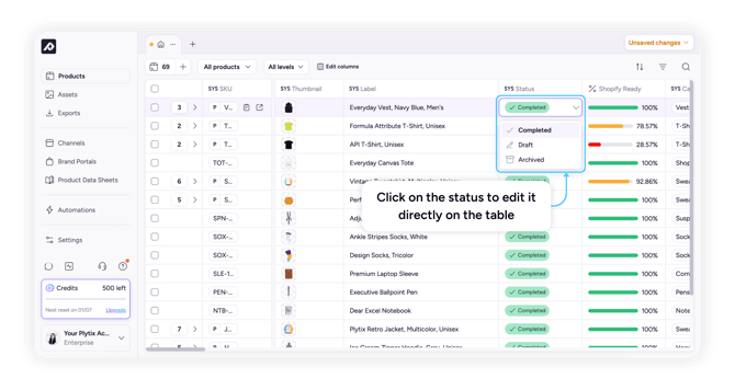 Overview-status-edit