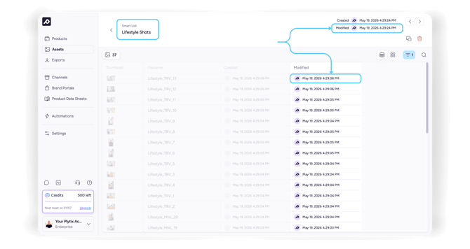 4. List updates - product