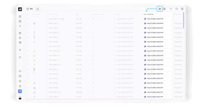 5. Asset updates - list