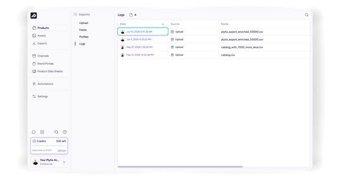 7. Import updates
