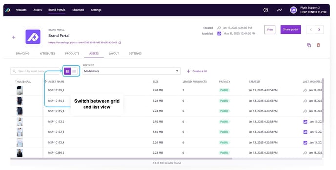 Assets - brand portal 