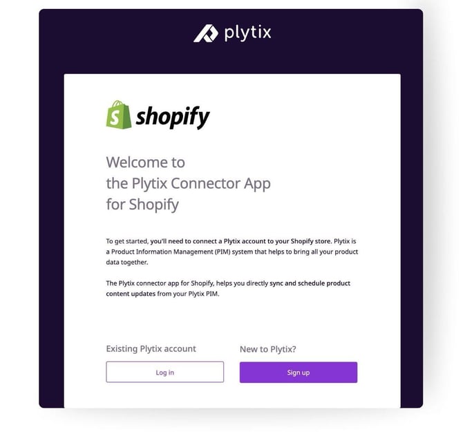 log-into-plytix-connector