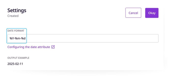 Defining Export Settings for Attributes-2.1