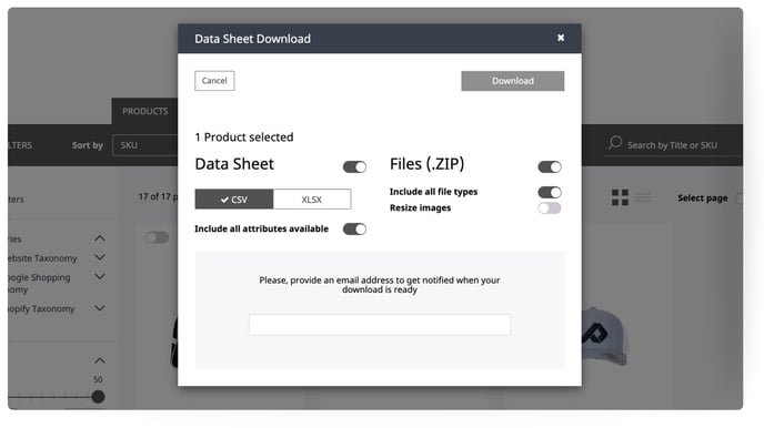 Data sheet-download