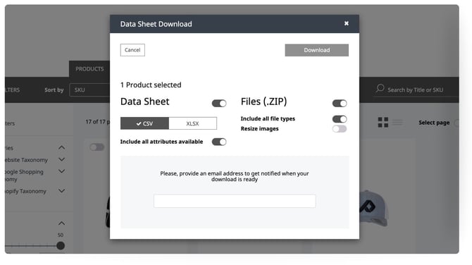 Data sheet-download