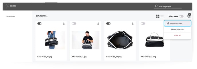 Downloading Content from a Brand Portal