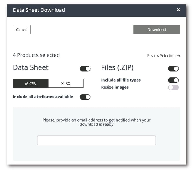 datasheet-download-options