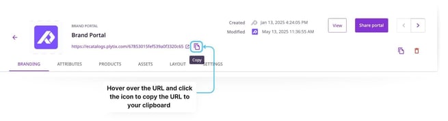 Copy url