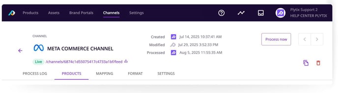 Getting Started with Meta Commerce & Plytix - general
