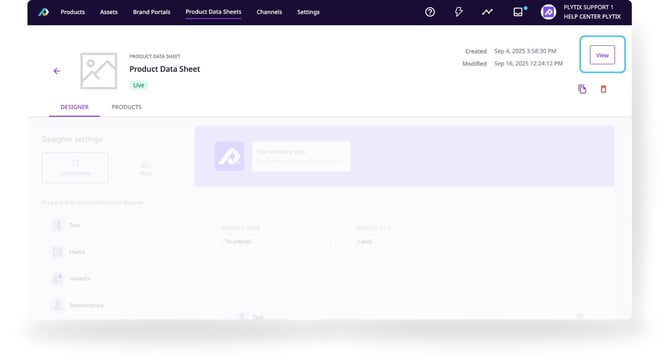 data sheets - preview