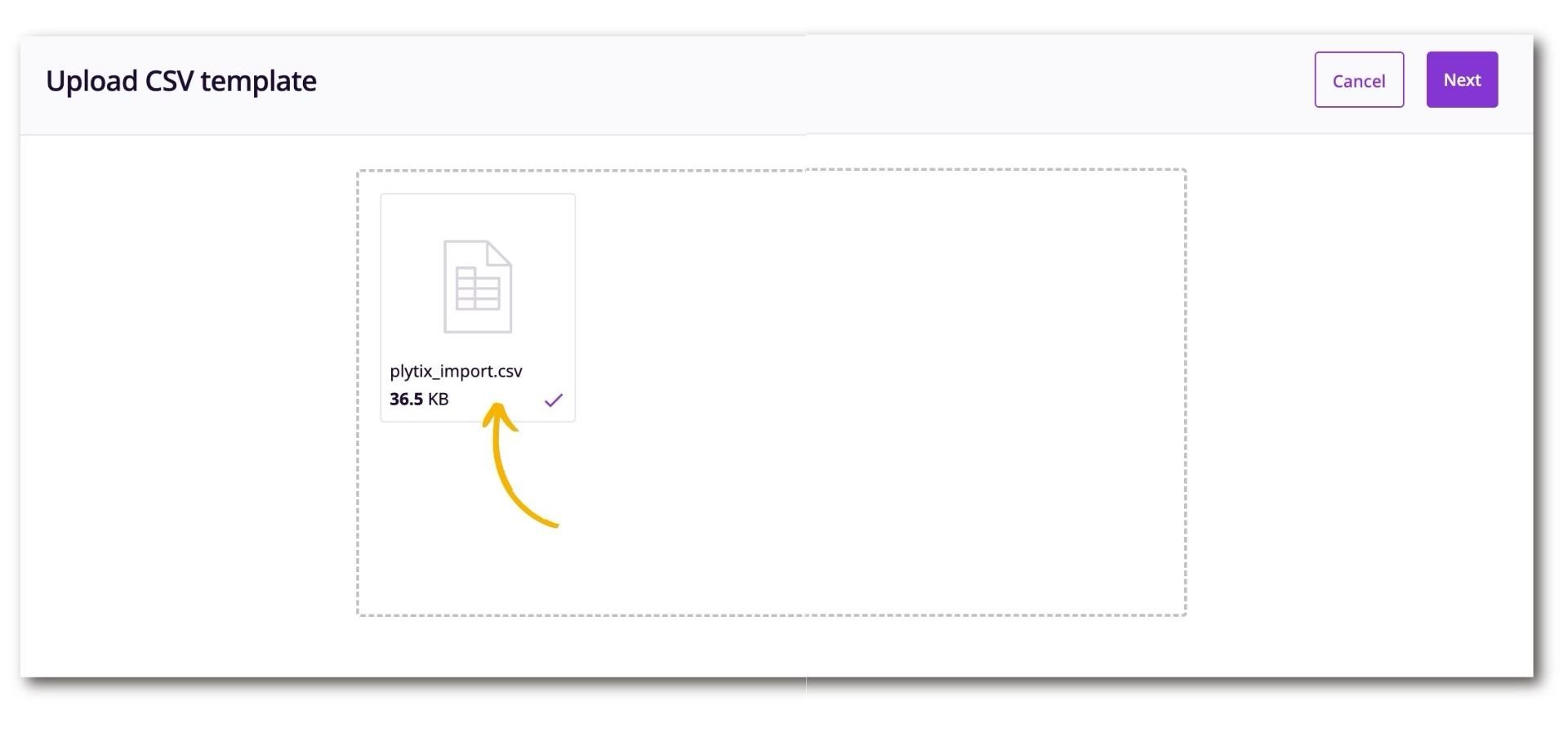 Uploading a CSV template into your CSV or XML Channel