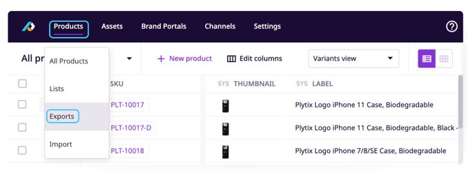 Productsexports