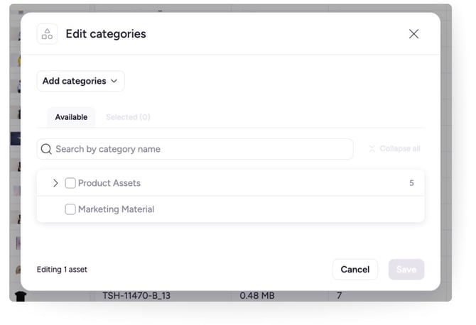 Assets Categories
