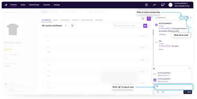 Comments on Products 2.1 - reply