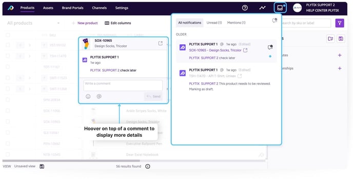 Comments on Products 4.1
