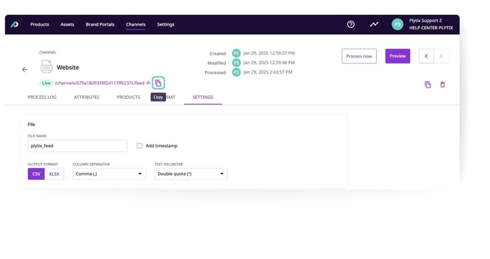 Connecting a Plytix Channel with Google Sheets-1