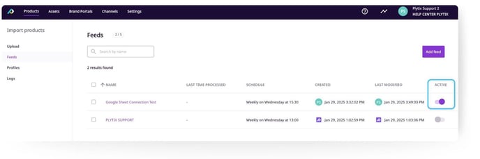 Connecting a Plytix Channel with Google Sheets-10