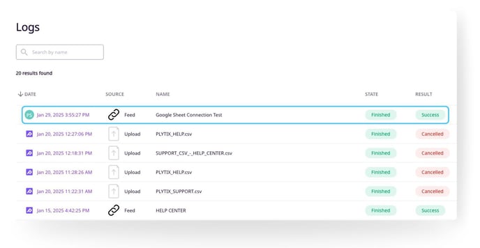 Connecting a Plytix Channel with Google Sheets-11