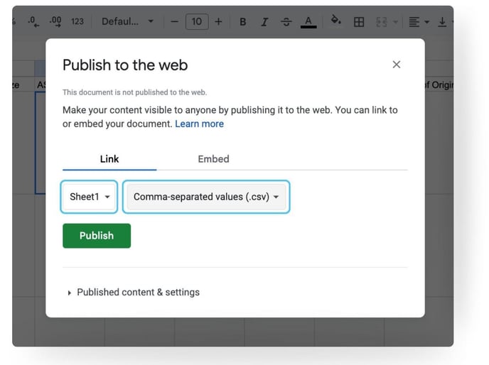 Connecting a Plytix Channel with Google Sheets-4