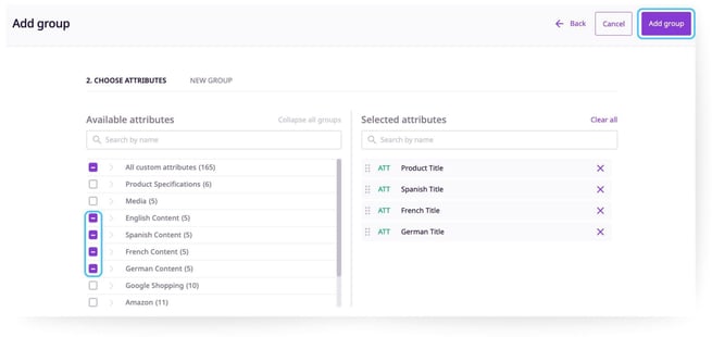 Creating Attribute Groups 3