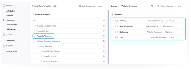 Settings - Categories 2