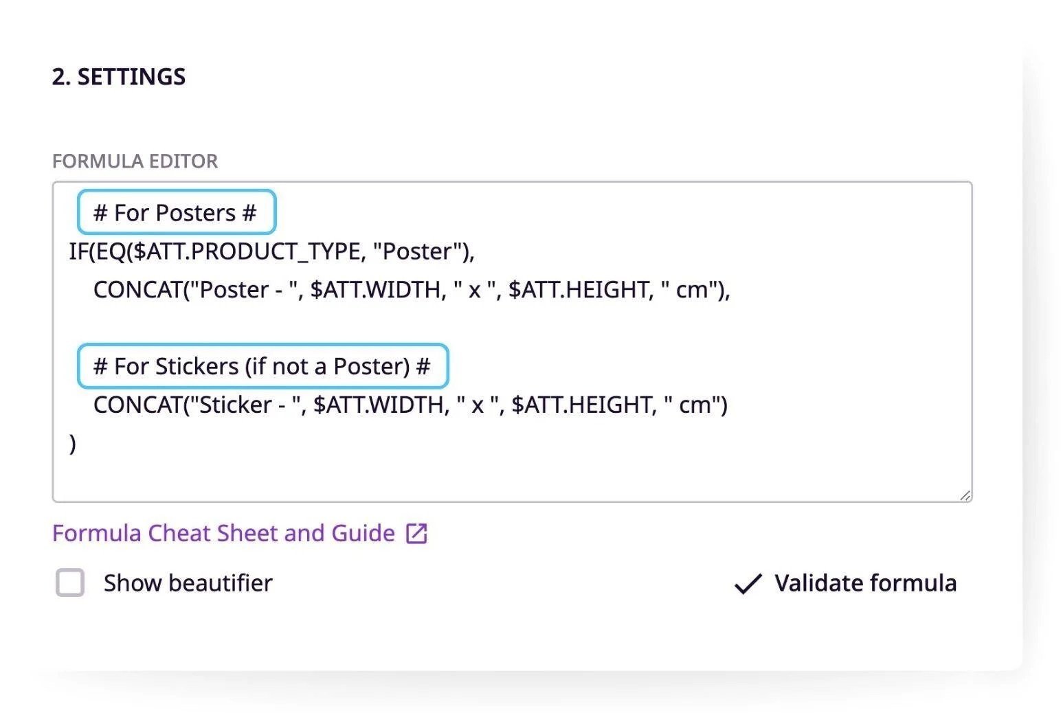 Formula Cheat Sheet & Guide