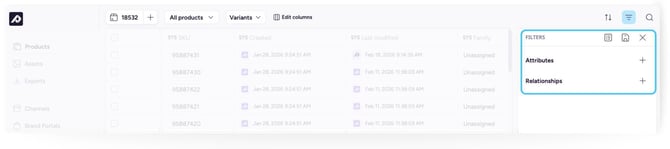 Navigating the Product Overview Page Filters