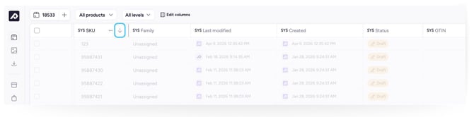 Navigating the Product Overview Page order