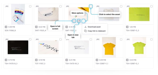 Grid view