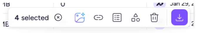 Navigating the Asset Overview Page - List view