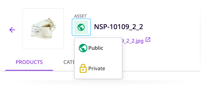 Privacy-asset