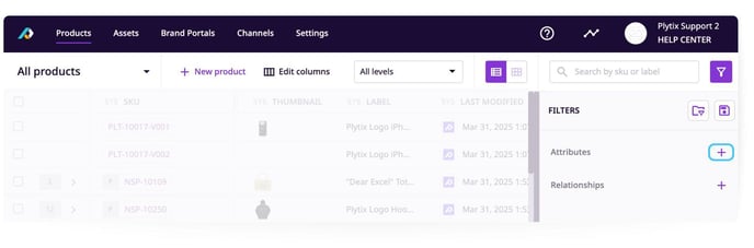 Attributes Filters 1