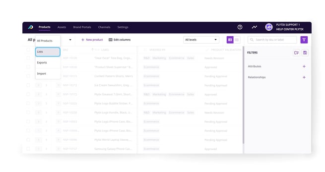 Working with Product Lists 10