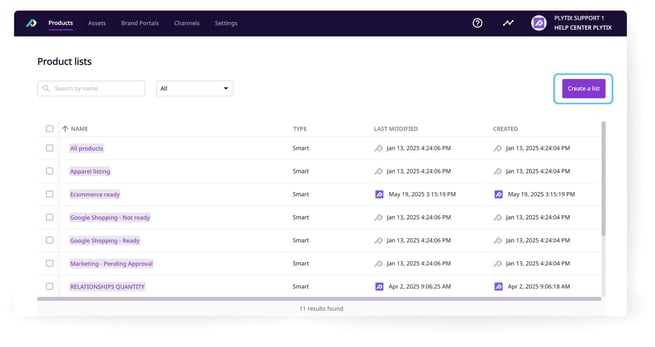 Working with Product Lists 11