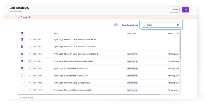Working with Product Lists 14