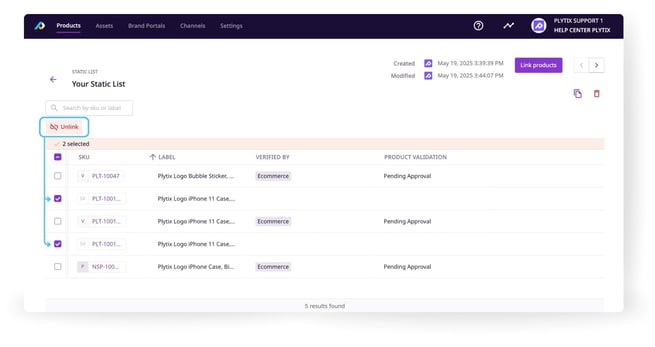 Working with Product Lists 16