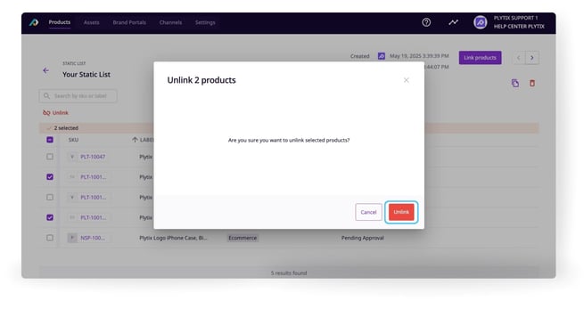 Working with Product Lists 17