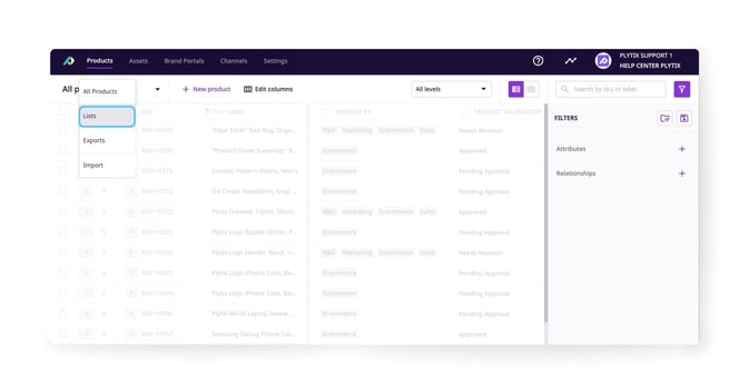 Working with Product Lists 5