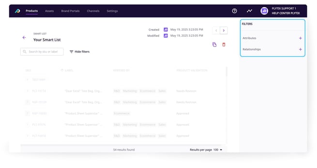 Working with Product Lists 8