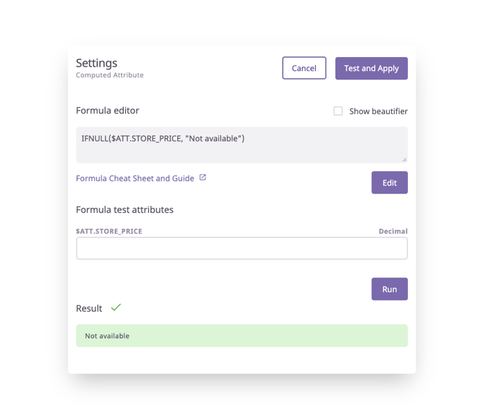 IFNULL computed attribute Plytix