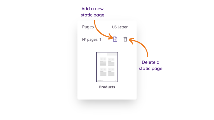 pages - product sheets